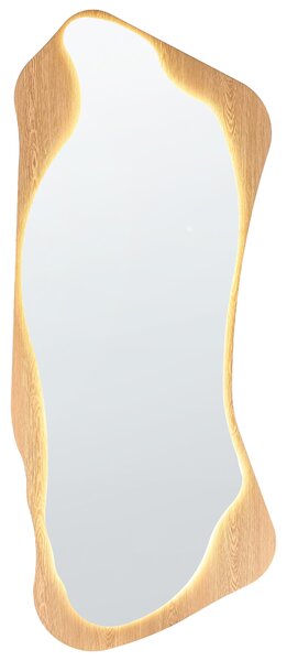 Falitükör LAMBLORE 58 cm 171 cm Világosbarna