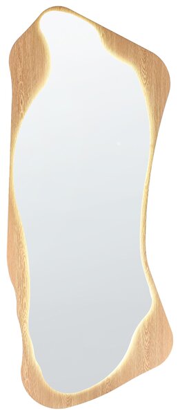 Falitükör LAMBLORE 58 cm 171 cm Világosbarna