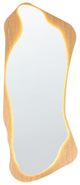 Falitükör LAMBLORE 58 cm 171 cm Világosbarna