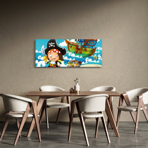 Kép - kalóz kincs (120x50 cm)