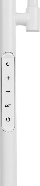 LED állólámpa ESKALDE Távirányítóval Dimmer funkcióval Fém Fehér
