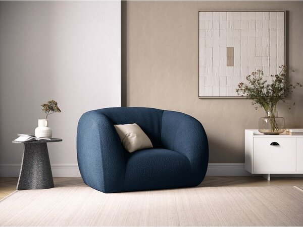 Kék buklé fotel Essen – Cosmopolitan Design