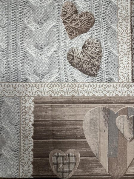 Takaró/Plaid a kanapén Shabby love bézs