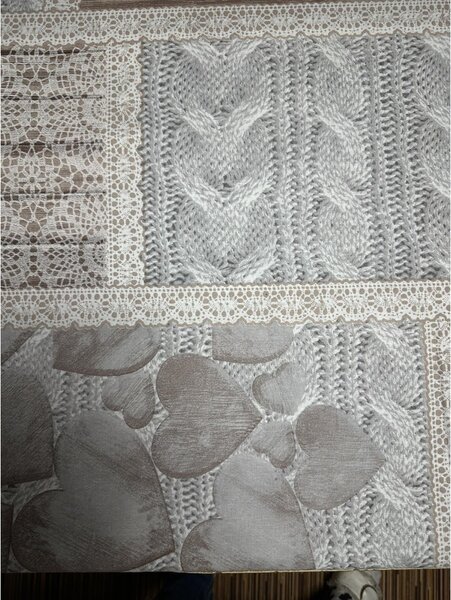 Takaró/Plaid a kanapén Shabby love bézs
