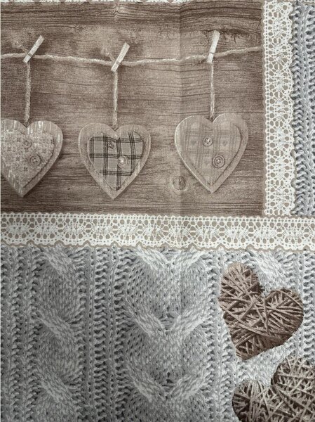 Takaró/Plaid a kanapén Shabby love bézs