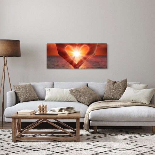 Kép - Nap a szívben (120x50 cm)