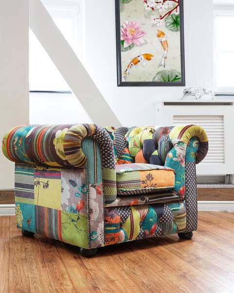 Fotel CHESTERFIELD Világoszöld