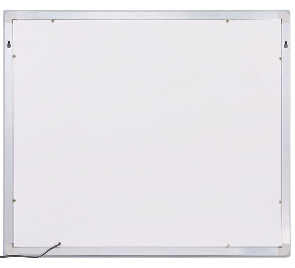 LED fürdőszobai tükör LIRAC 70 cm 60 cm Ezüst