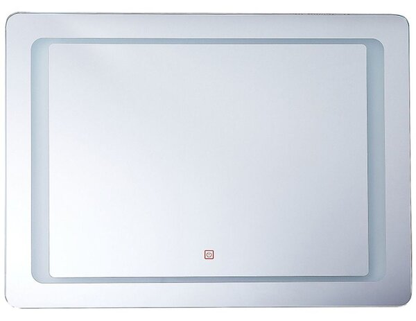LED fürdőszobai tükör WASSY 80 cm 60 cm Ezüst