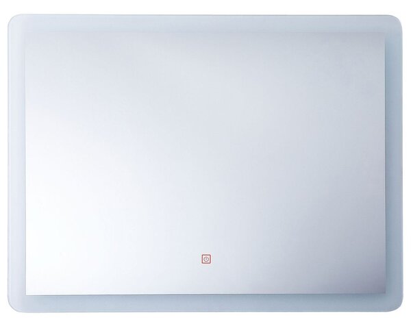LED fürdőszobai tükör CORROY 80 cm 60 cm Ezüst