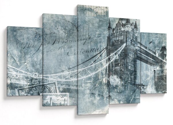 Kép - Tower Bridge hideg tónusokkal (150x105 cm)