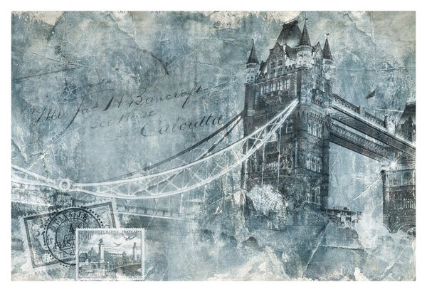 Kép - Tower Bridge hideg tónusokkal (90x60 cm)