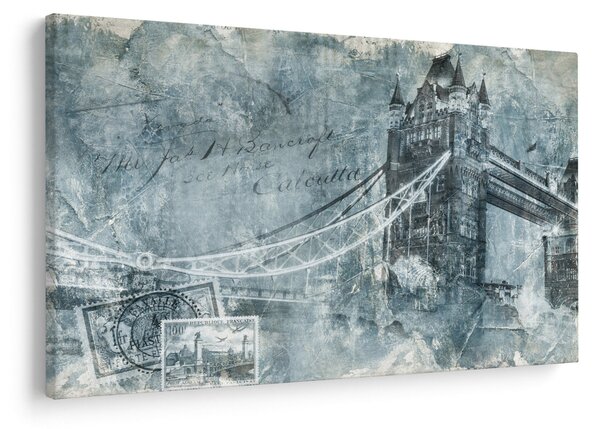 Kép - Tower Bridge hideg tónusokkal (90x60 cm)