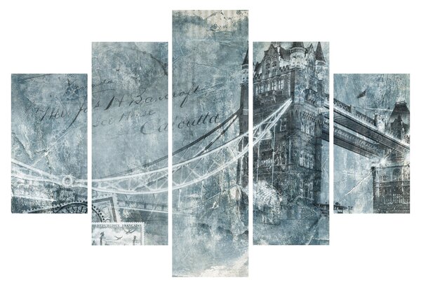 Kép - Tower Bridge hideg tónusokkal (150x105 cm)