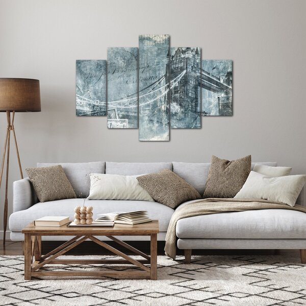 Kép - Tower Bridge hideg tónusokkal (150x105 cm)
