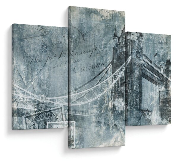 Kép - Tower Bridge hideg tónusokkal (90x60 cm)
