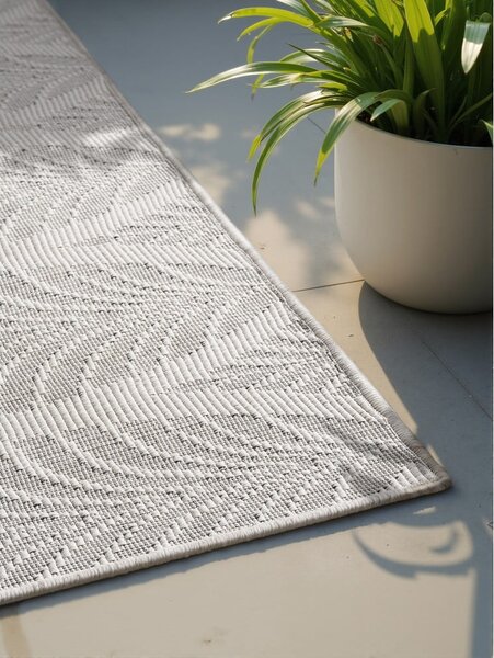 Szürke-elefántcsont színű kültéri-beltéri szőnyeg 160x230 cm Duet Liora – NORTHRUGS