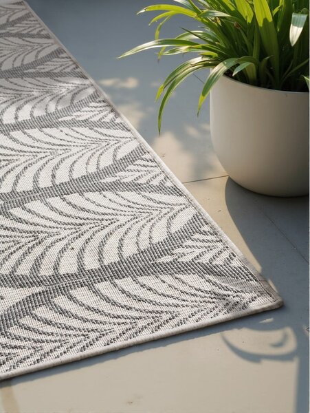 Szürke-elefántcsont színű kültéri-beltéri szőnyeg 160x230 cm Duet Liora – NORTHRUGS