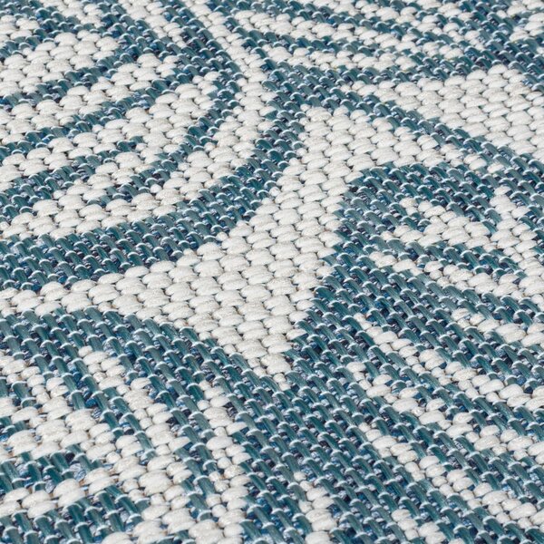 Zöld-kék kültéri-beltéri szőnyeg 120x170 cm Bella Leaf – Flair Rugs