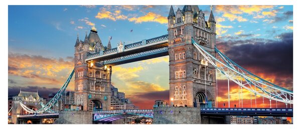Kép - Tower Bridge, London, Anglia (120x50 cm)