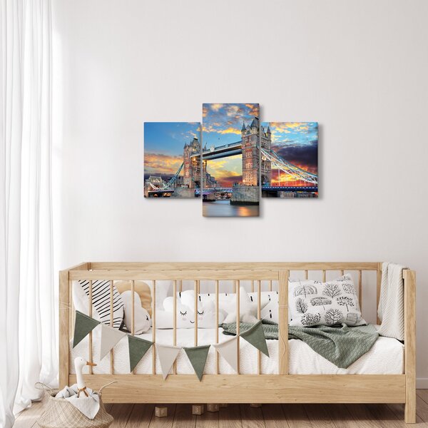 Kép - Tower Bridge, London, Anglia (90x60 cm)