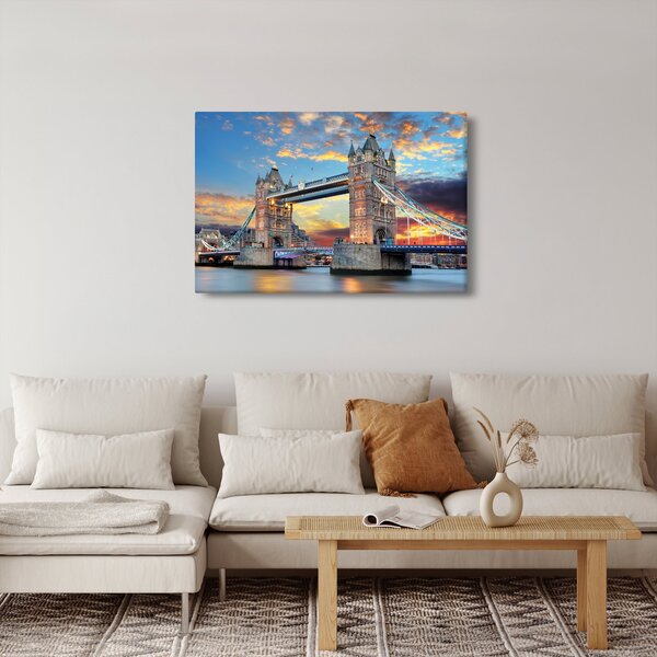 Kép - Tower Bridge, London, Anglia (90x60 cm)