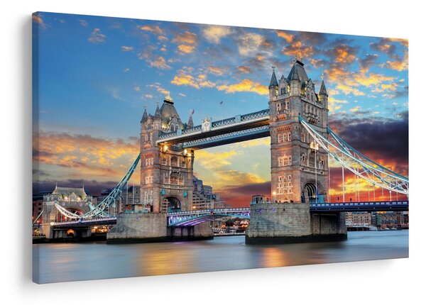 Kép - Tower Bridge, London, Anglia (90x60 cm)