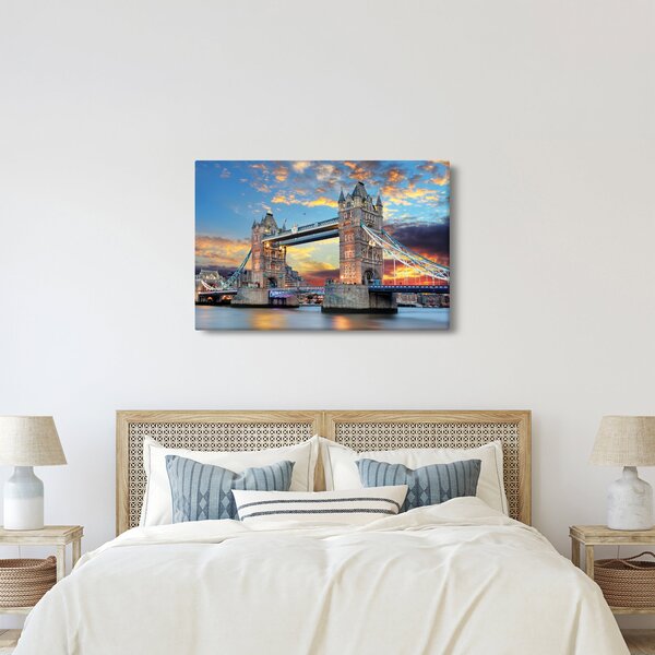 Kép - Tower Bridge, London, Anglia (90x60 cm)