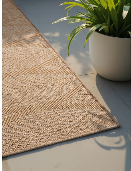 Bézs-elefántcsont színű kültéri-beltéri szőnyeg 120x170 cm Duet Liora – NORTHRUGS