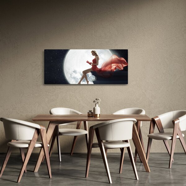 Kép - Nő a holdfényben (120x50 cm)