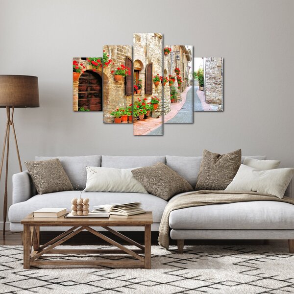 Kép - festői olasz sikátor (150x105 cm)