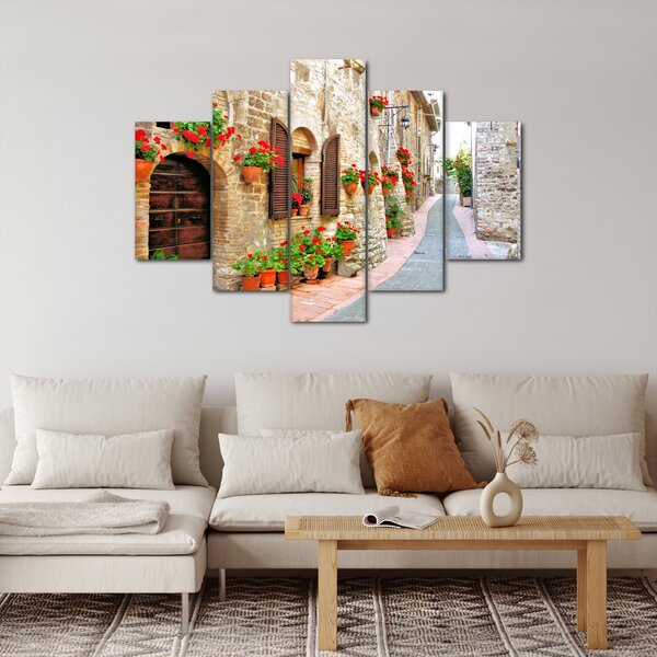 Kép - festői olasz sikátor (150x105 cm)