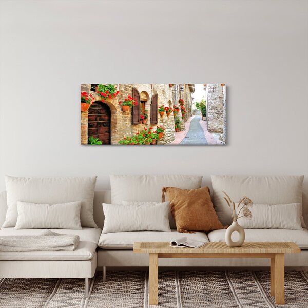 Kép - festői olasz sikátor (120x50 cm)