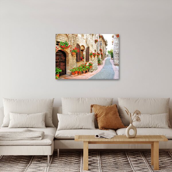 Kép - festői olasz sikátor (70x50 cm)