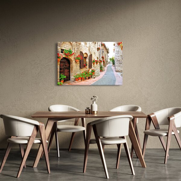 Kép - festői olasz sikátor (90x60 cm)