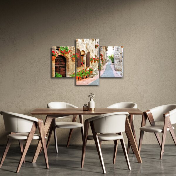 Kép - festői olasz sikátor (90x60 cm)