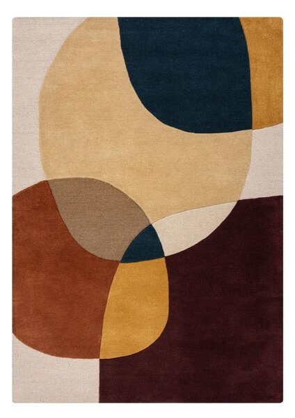 Lila kézi szövésű gyapjú szőnyeg 120x170 cm Glow Purple Multi – Flair Rugs