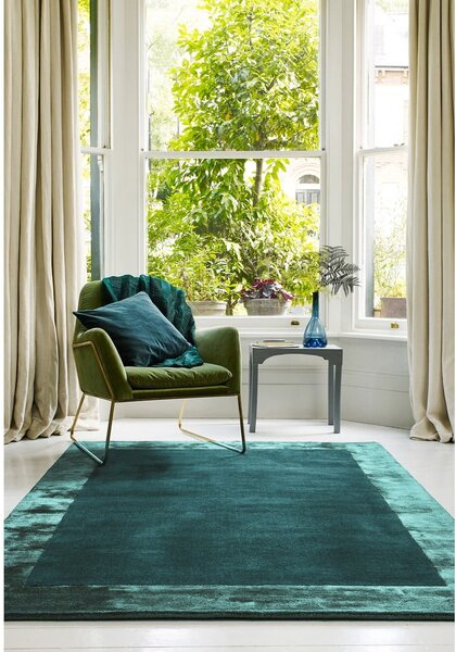 Petróleumkék kézi szövésű gyapjú keverék szőnyeg 160x230 cm Ascot – Asiatic Carpets