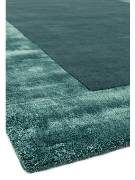 Petróleumkék kézi szövésű gyapjú keverék szőnyeg 160x230 cm Ascot – Asiatic Carpets