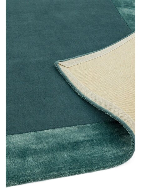 Petróleumkék kézi szövésű gyapjú keverék szőnyeg 160x230 cm Ascot – Asiatic Carpets