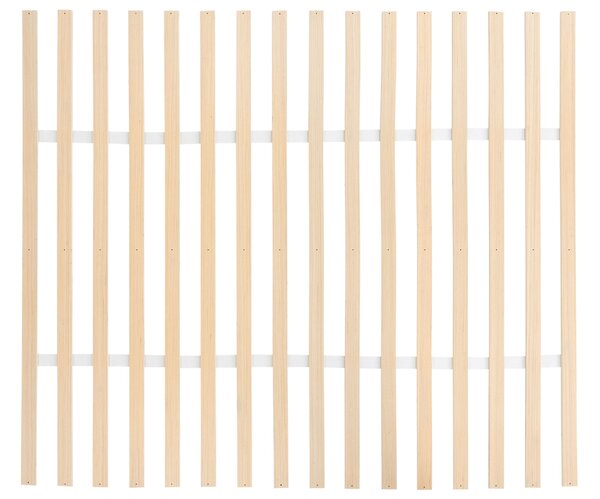 Fejtámla nélküli ágy Fenyő TALAIRAN 160 x 200 cm Fehér