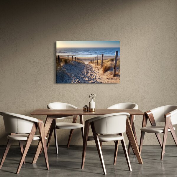 Kép - Út az északi-tengeri strandra, Hollandia (90x60 cm)