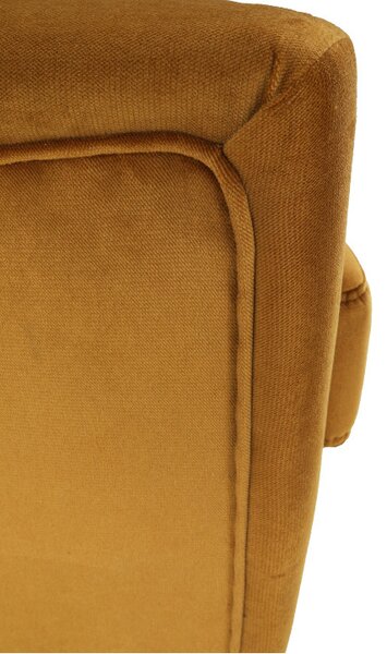 Fotel-füles, réz/fekete, RODEZA