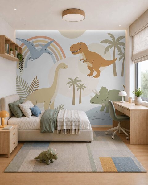 Fotótapéta Dinoszauruszok, Gyerek fotótapéta, Gyerek fotótapéta dinoszauruszok, w05842 : Uwalls.hu