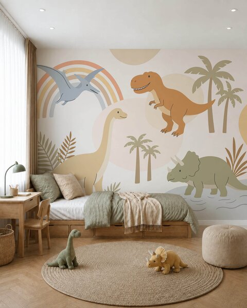 Fotótapéta Dinoszauruszok, Gyerek fotótapéta, Gyerek fotótapéta dinoszauruszok, w05842 : Uwalls.hu