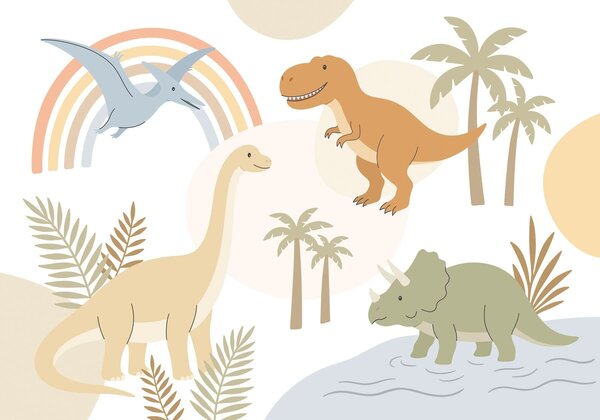 Fotótapéta Dinoszauruszok, Gyerek fotótapéta, Gyerek fotótapéta dinoszauruszok, w05842 : Uwalls.hu