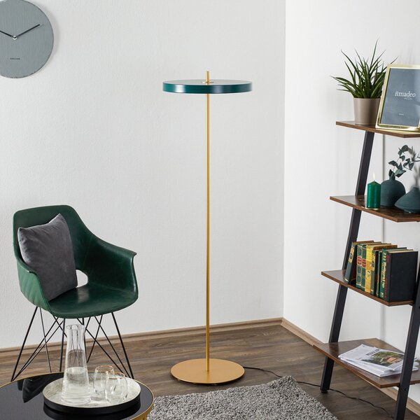 Állólámpa UMAGE, Asteria Floor, dimmable, Zöld, Nappali, Fém, Dizájn