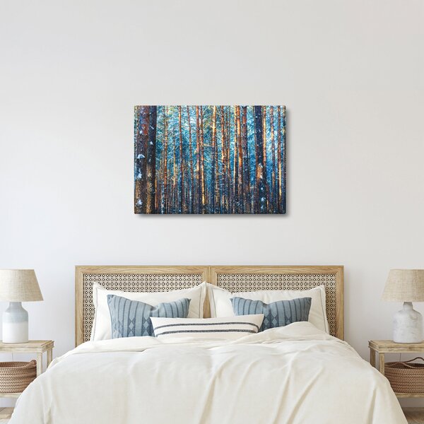 Kép - téli erdő (70x50 cm)