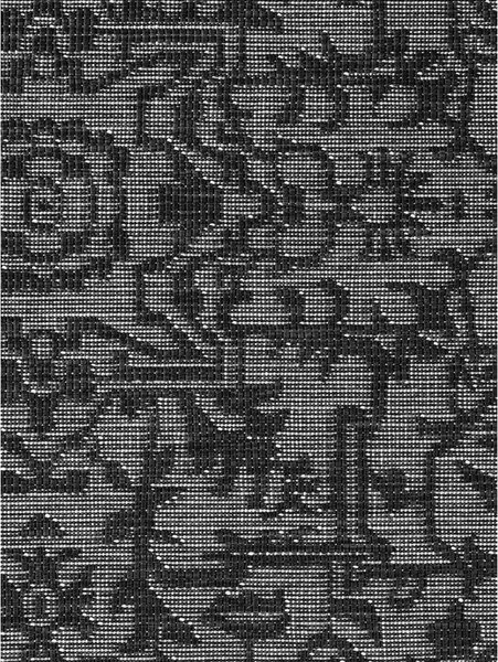 Fekete-fehér kültéri-beltéri szőnyeg 200x290 cm Duet Kona – NORTHRUGS