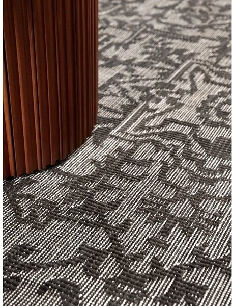 Fekete-fehér kültéri-beltéri szőnyeg 200x290 cm Duet Kona – NORTHRUGS